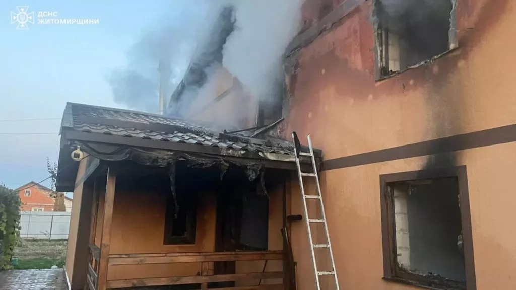 пожежу в