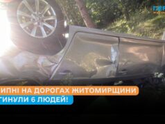 У липні на дорогах Житомирщини загинули 6 людей