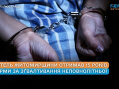 Житель Житомирського району отримав 15 років позбавлення волі за неодноразове зґвалтування малолітньої сусідки