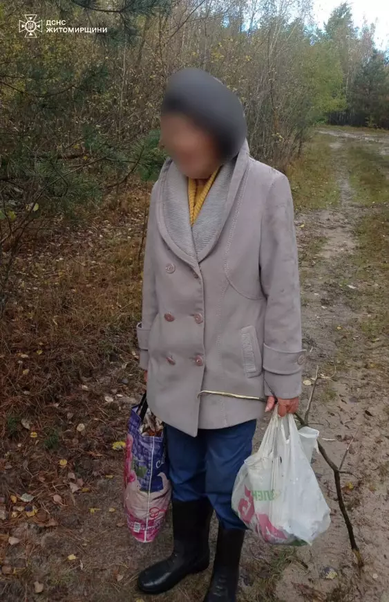 У лісі під Житомиром знайшли зниклу 73-річну жінку —...
