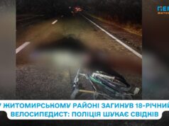У Житомирському районі загинув 18-річний велосипедист: поліція шукає свідків