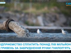 Підприємство сплатить понад пів мільйона гривень за забруднення річки Гнилоп’ять