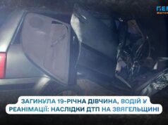 У Звягельському районі, в ДТП, загинула 19-річна пасажирка, водій у лікарні