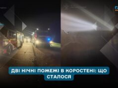 В Коростені за добу сталося дві пожежі: як наслідок, двоє травмованих та знищена господарча споруда
