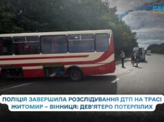 Дев’ятеро потерпілих унаслідок ДТП на Житомирщині: поліцейські завершили розслідування