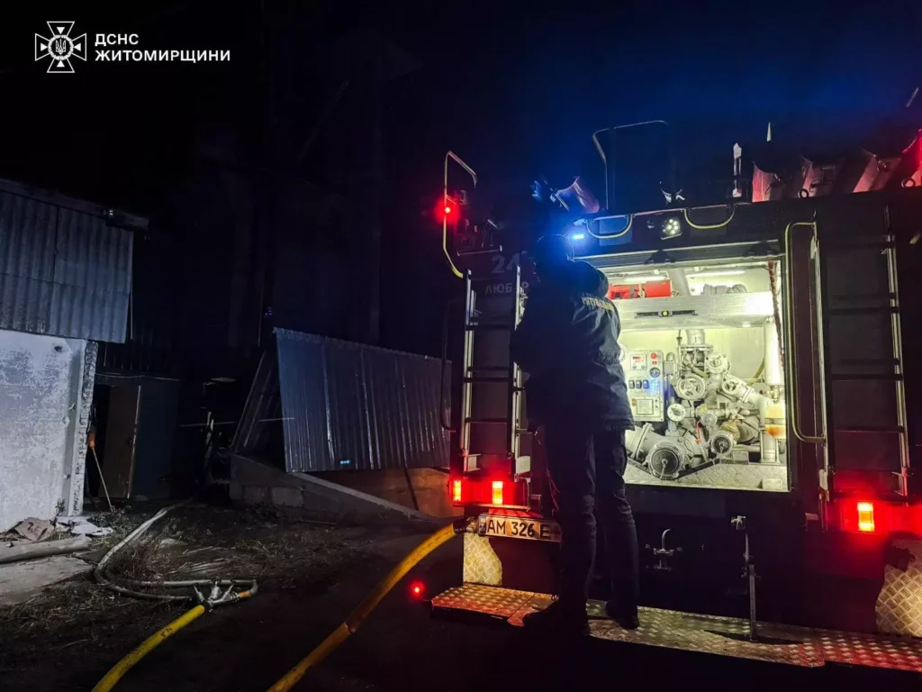 в зерносушарці