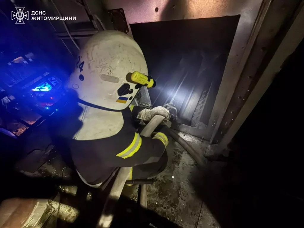 в зерносушарці