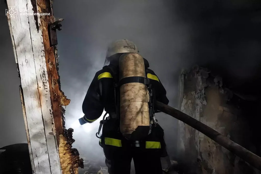 У Ружині загасили пожежу