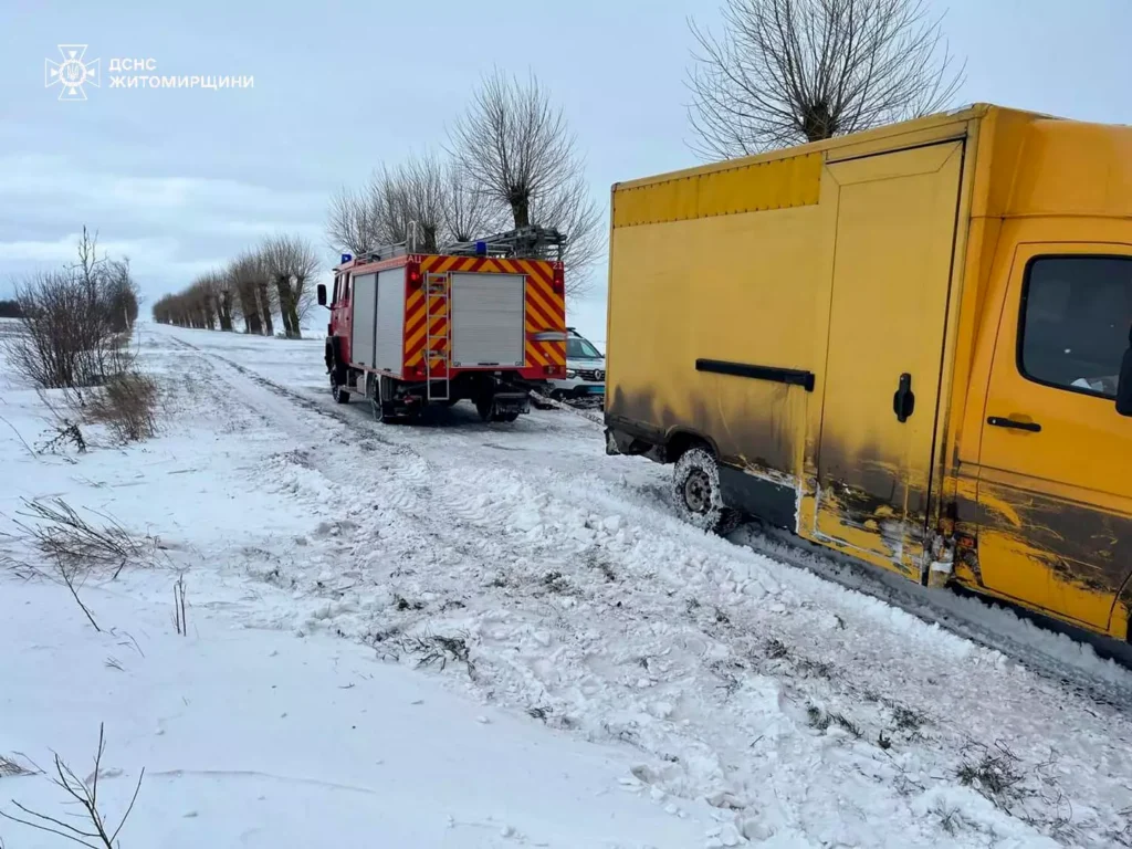 На Житомирщині рятувальники 5 разів допомагали на автошляхах через...