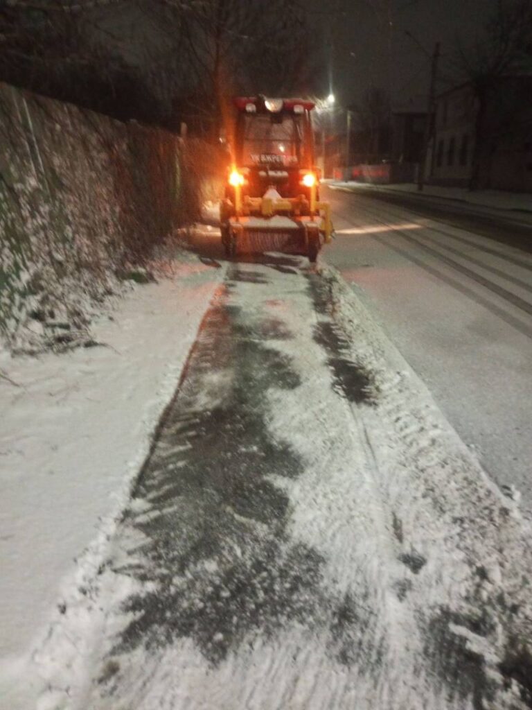 У Житомирі снігопад