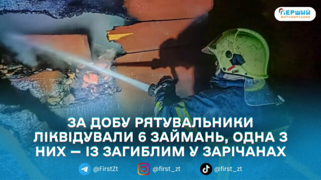 У Зарічанах загинув чоловік: за добу на Житомирщині сталося...