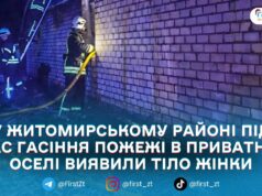 У селі Ліщин на Житомирщині під час пожежі в будинку загинула 87-річна жінка