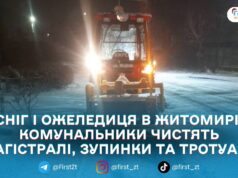 У Житомирі через снігопад комунальні служби працюють у посиленому режимі — ЖМР