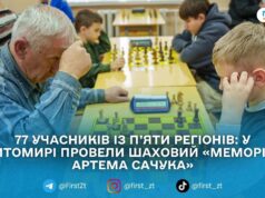 У Житомирі відбувся 2-й Всеукраїнський шаховий турнір «Меморіал Артема Сачука»