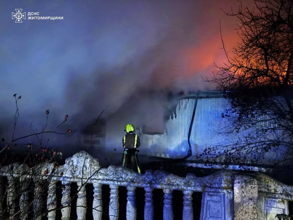 У селі Волосів на Бердичівщині під час пожежі загинув...