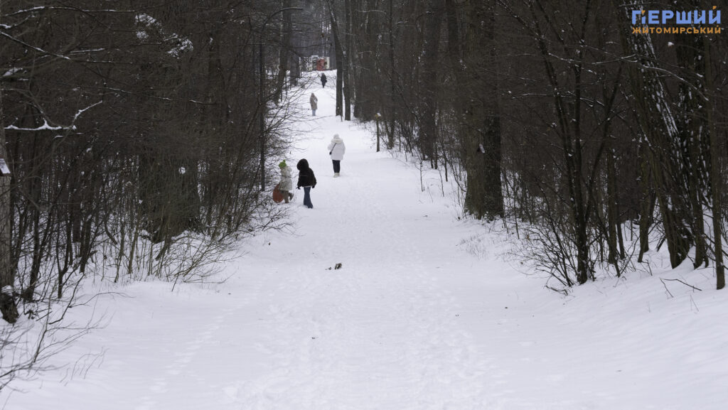Зимовий Житомир: як містяни проводять вихідні у Гідропарку