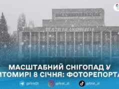 Житомир тотально засипає снігом: як виглядає місто 8 січня