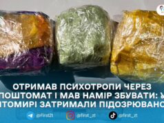 У Житомирі затримали чоловіка з 55 згортками психотропів: суд обрав запобіжний захід