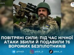 У ніч на 23 січня ППО збила й подавила 76 російських дронів: зафіксували влучання на 12 локаціях