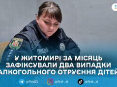 У Богунському районі Житомира двоє дітей потрапили до лікарні з алкогольним отруєнням