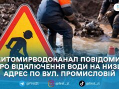 У Житомирі через аварію на водогоні призупинили водопостачання на вулиці Промисловій