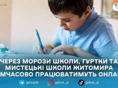 Освітні заклади Житомира з 12 січня переходять на дистанційне навчання