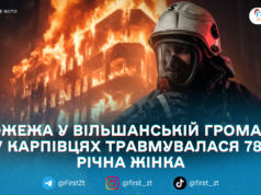 Пожежа у Вільшанській громаді: у Карпівцях травмувалася 78-річна жінка