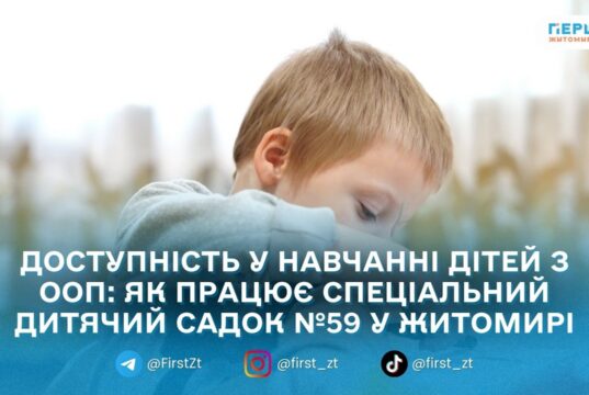 Як у Житомирі забезпечують наступність у навчанні дітей з ООП: досвід спеціального садка №59