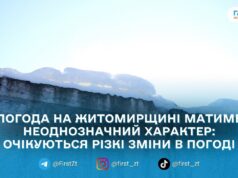 Прогноз погоди на Житомирщині: пік морозів у ніч проти 10 лютого, далі — потепління та ожеледиця
