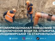 Частина міста без води: Житомирводоканал повідомив адреси