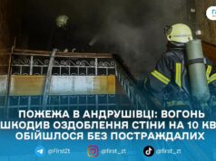 В Андрушівці сталася пожежа в будівлі райспоживспілки: загорілась електрощитова