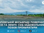 Прокуратура через суд повернула Олевській громаді 18 земельних ділянок площею 33 га