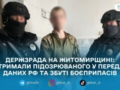 На Житомирщині затримали підозрюваного у держзраді та збуті боєприпасів