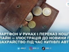 Замість авто – втрата коштів: у Бердичеві чоловік переказав 12,2 тис. грн шахраям
