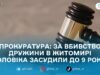 У Житомирі чоловіка засудили до 9 років в’язниці за вбивство дружини на очах у сина