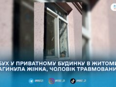 У приватному будинку в Житомирі здетонувала граната, є загибла та поранений