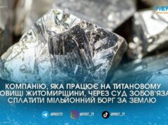 Суд стягнув понад 6 млн грн боргу за землю з компанії, що видобуває титанові руди на Житомирщині