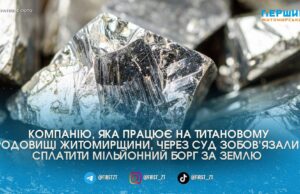 Суд стягнув понад 6 млн грн боргу за землю з компанії, що видобуває титанові руди на Житомирщині
