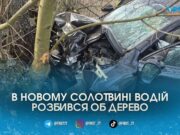 Смертельна ДТП у Бердичівському районі: 34-річний водій Skoda розбився об дерево в Новому Солотвині