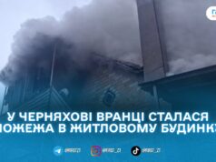 У селищі Черняхів горіла оселя: рятувальники не дали вогню перекинутися на господарчу будівлю