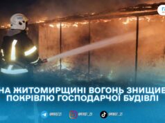 У селі Коростки рятувальники загасили пожежу в господарчій будівлі