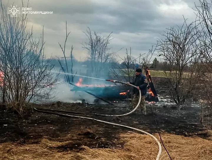 спалювання трави