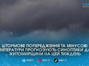 Арктичне повітря, нічні заморозки та штормовий вітер: синоптики дали прогноз для Житомирщини на тиждень