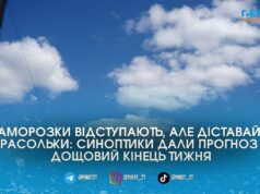 Температура до +18, падіння тиску та опади: Житомирщину затискають два циклони