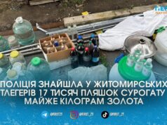 Золоті прикраси, тисячі євро та 8 тонн “паленки”: на Житомирщині накрили масштабну алкоімперію