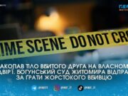 Завдав понад 40 ударів викруткою та намагався закопати тіло: у Житомирі винесли вирок за жорстоке вбивство знайомого