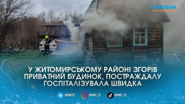 Опіки рук та шиї: у Житомирському районі жінка постраждала...