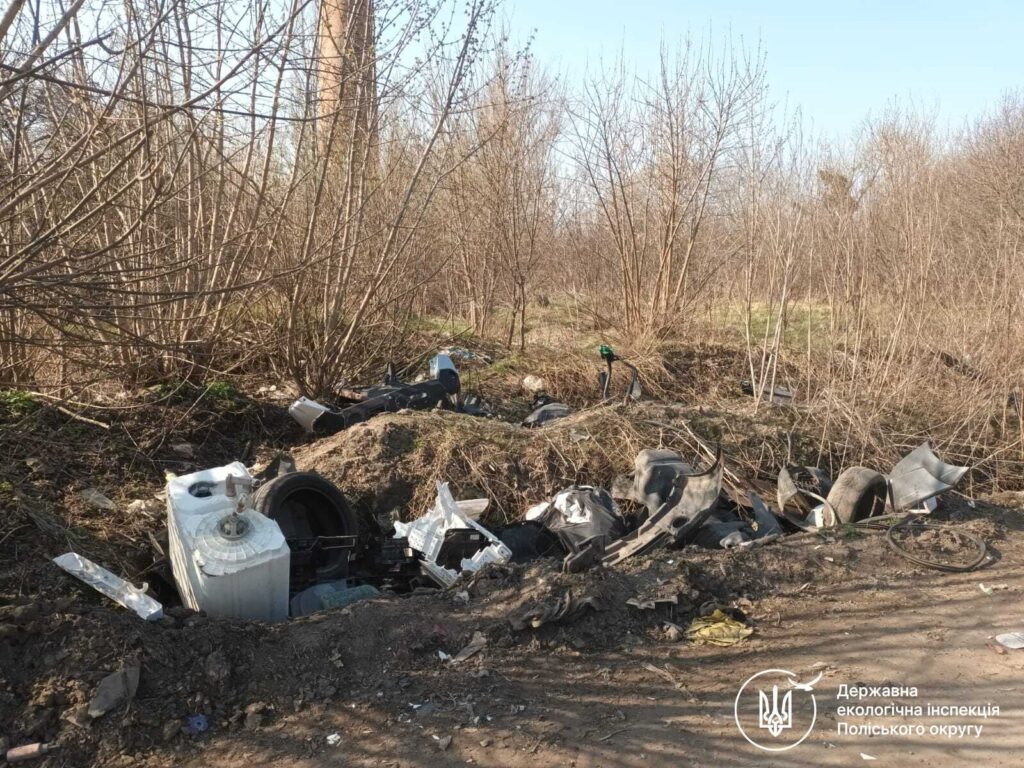 Держекоінспекція зобов’язала посадовців терміново розчистити від нелегального сміття території...