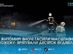 Ледь не згорів десяток сусідніх споруд: у Житомирі вночі гасили масштабну пожежу