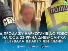 Збирала бомбу на орендованій квартирі: СБУ та поліція запобігли теракту в центрі Житомира